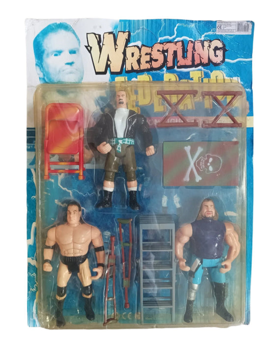 Wrestling Federation Bootleg/Knockoff Wrestler 3-Pack