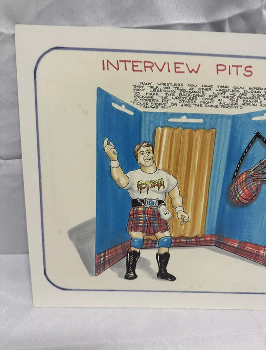 Unreleased WWF LJN Wrestling Superstars Interview Pit