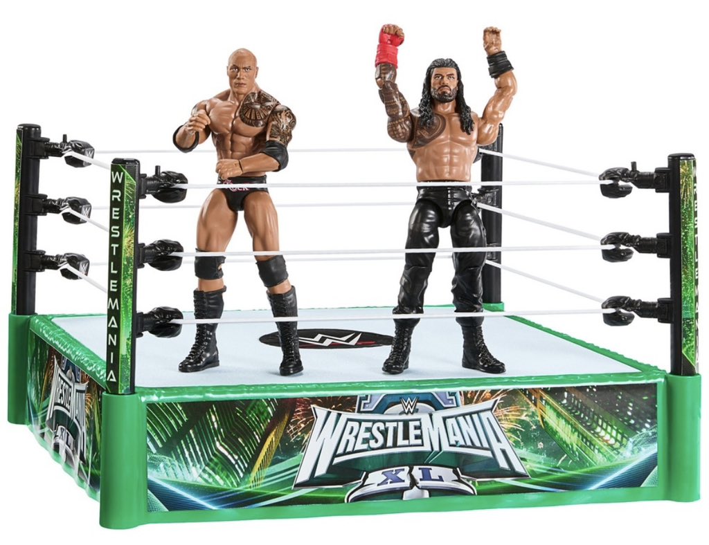 2025 WWE Mattel Main Event Bloodline Rules Playset [With The Rock