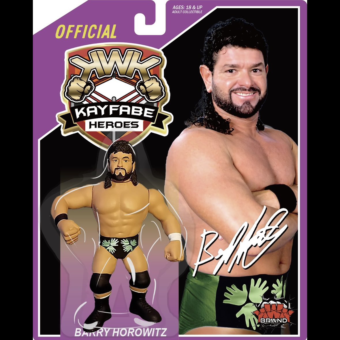 2025 KWK Kayfabe Heroes Barry Horowitz [With Black Trunks]