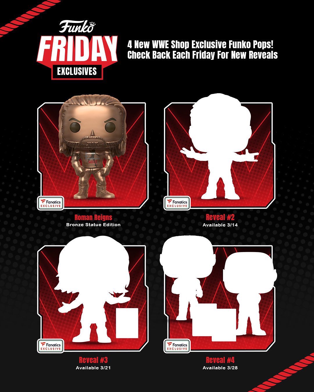 2025 WWE Funko POP! Vinyls 176 Roman Reigns [Exclusive