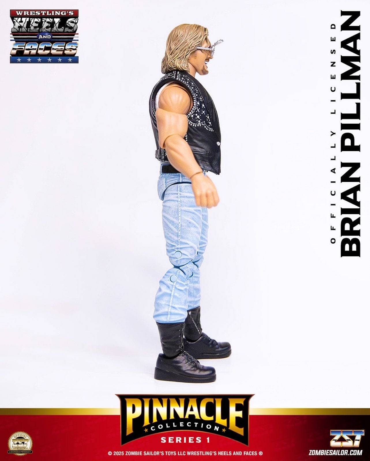 2025 Zombie Sailor's Toys Wrestling's Heels & Faces Pinnacle Collection Series 1 #04 Brian Pillman