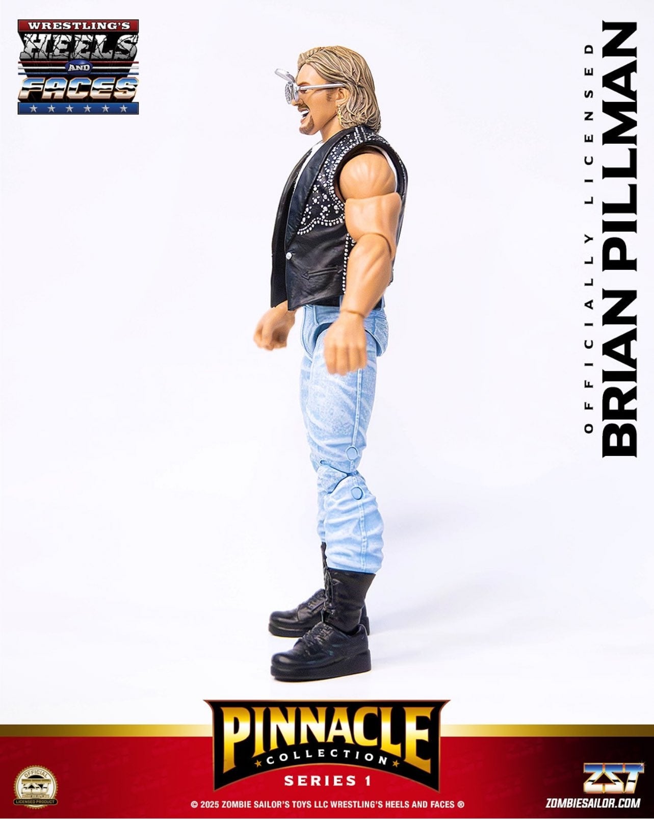 2025 Zombie Sailor's Toys Wrestling's Heels & Faces Pinnacle Collection Series 1 #04 Brian Pillman
