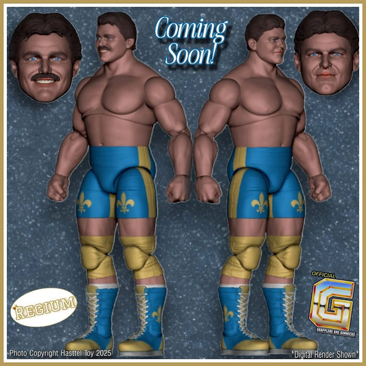 Hasttel Toy Grapplers & Gimmicks Regium Series Jacques Rougeau