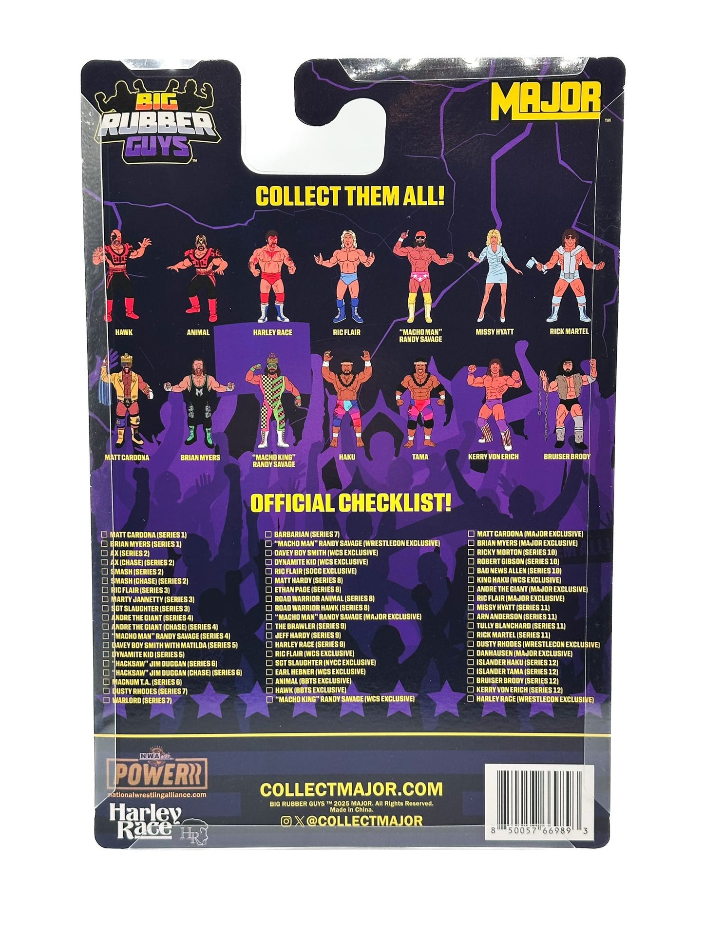 2025 MAJOR Big Rubber Guys WrestleCon Exclusive Harley Race