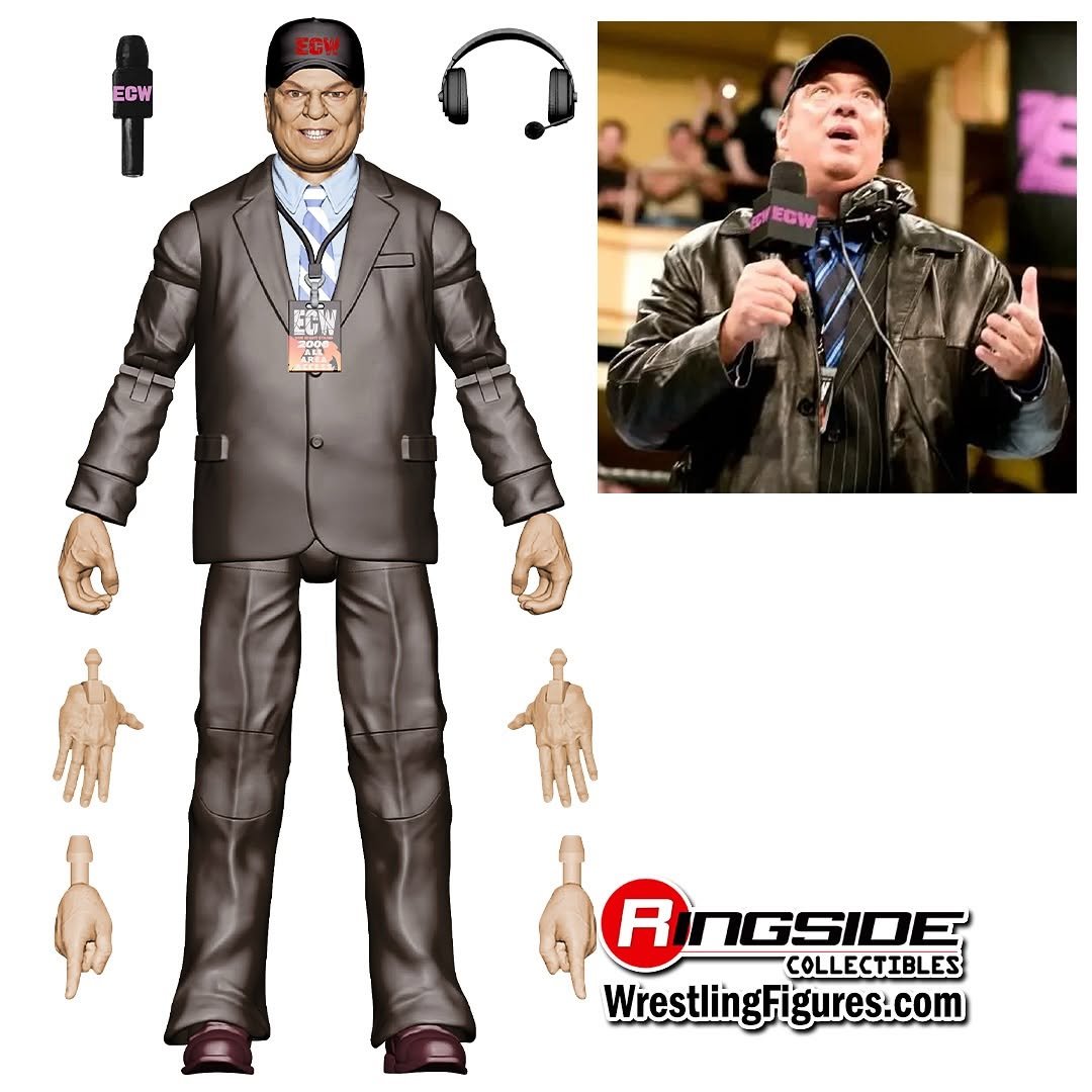 2025 WWE Mattel Elite Collection Ringside Exclusive Defining Moments Paul Heyman