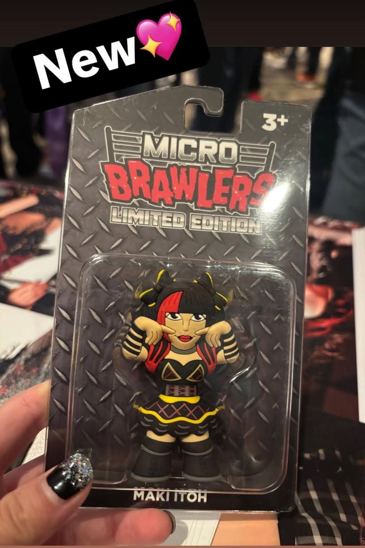 maki_oh！ 2025 Pro Wrestling Tees Micro Brawlers Limited Edition Maki Itoh