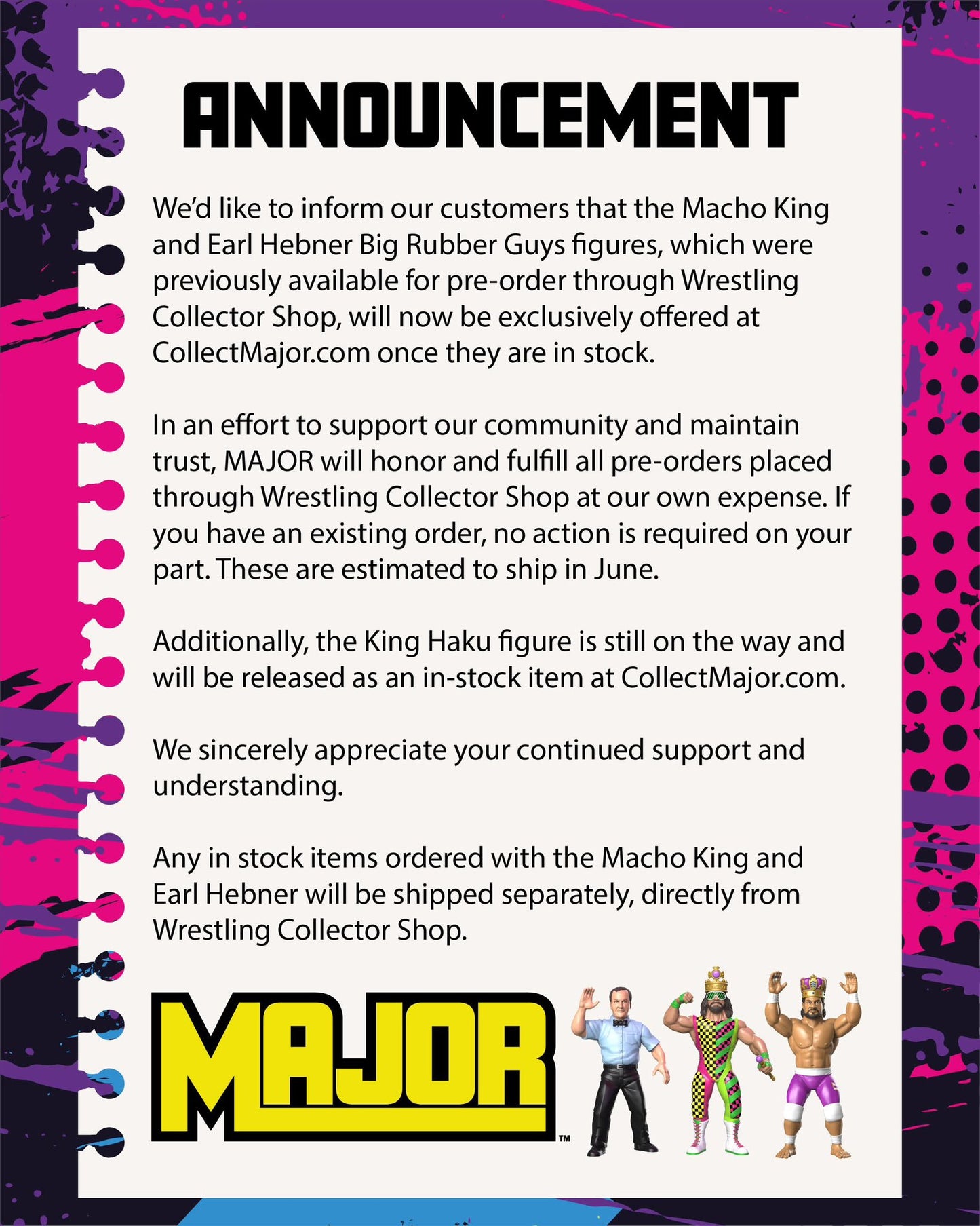 2025 MAJOR Big Rubber Guys "Macho King" Randy Savage [Exclusive]