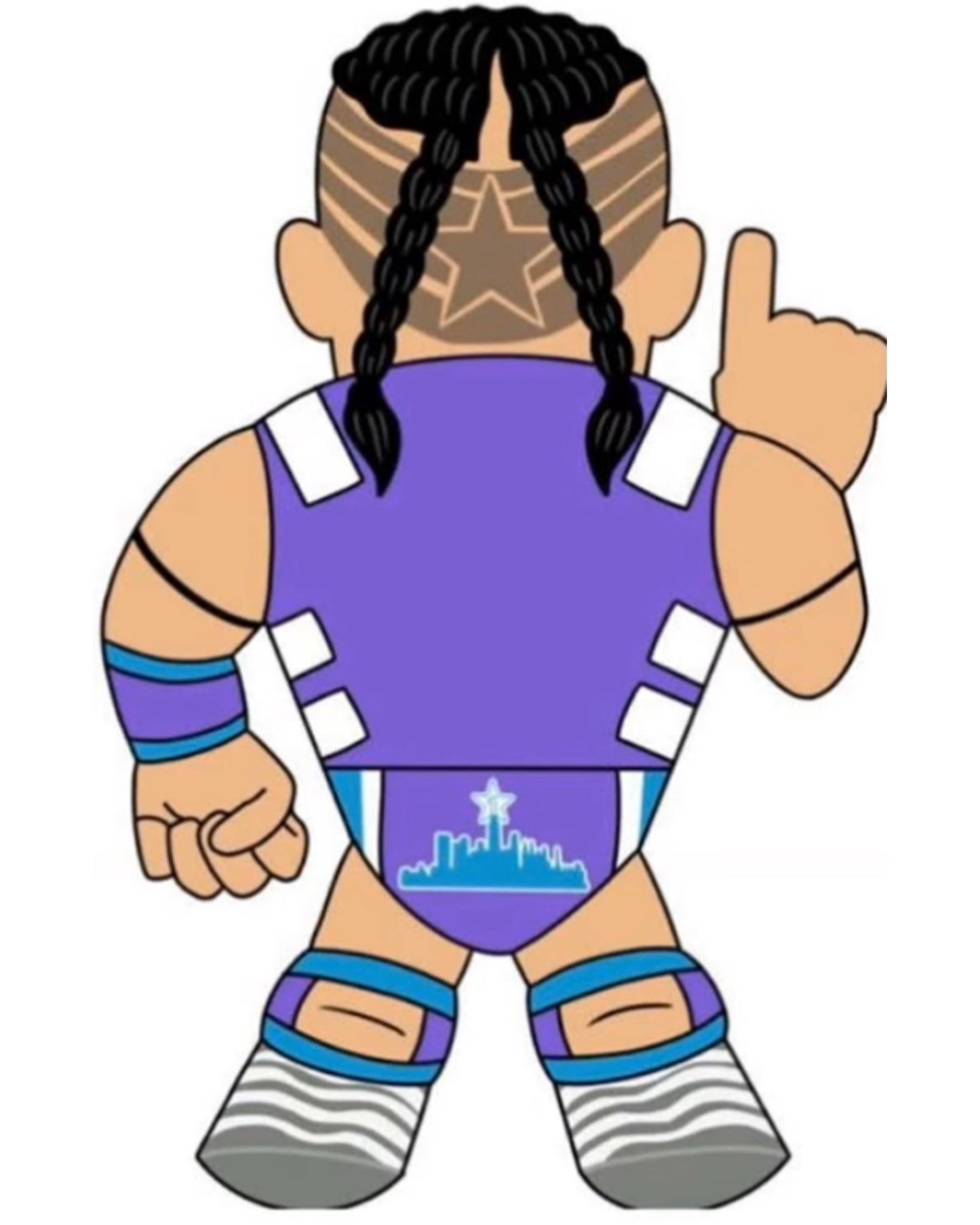 2025 Pro Wrestling Tees Micro Brawlers Limited Edition Brad Attitude