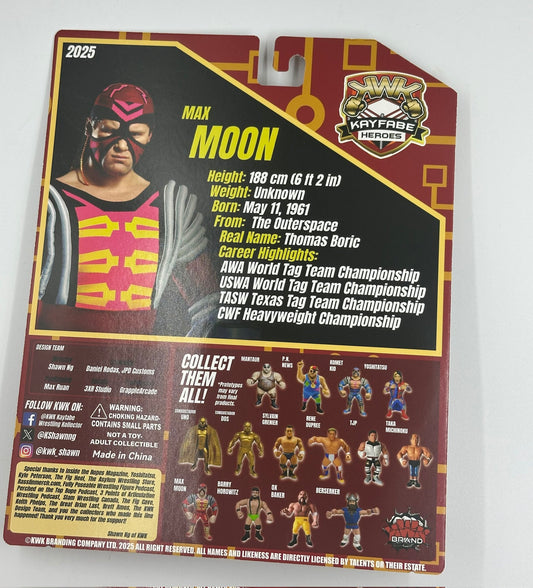 2025 KWK Kayfabe Heroes Max Moon [Red Variant]