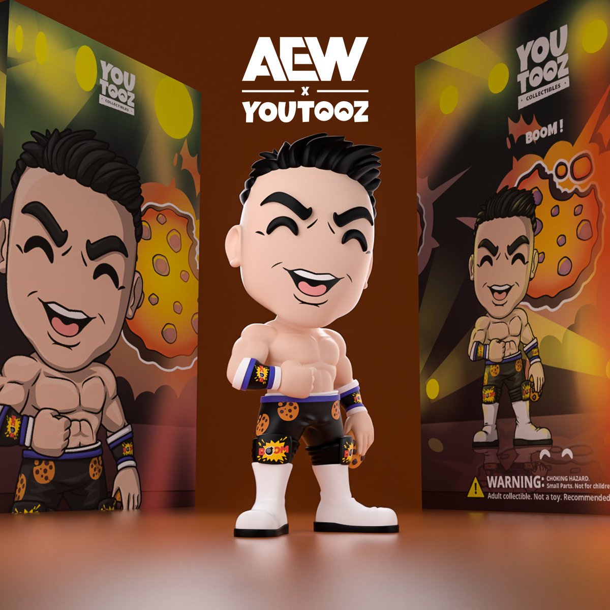 2025 Youtooz AEW Collection Vinyl Figure #11 Big Boom A.J.