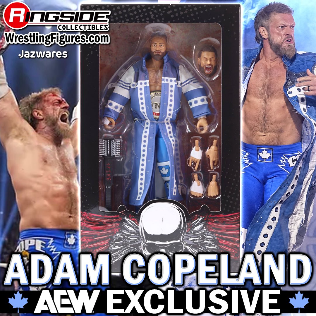 2025 AEW Jazwares Unrivaled Collection Ringside Exclusive #185 "Toronto Gear with Spike" Adam Copeland