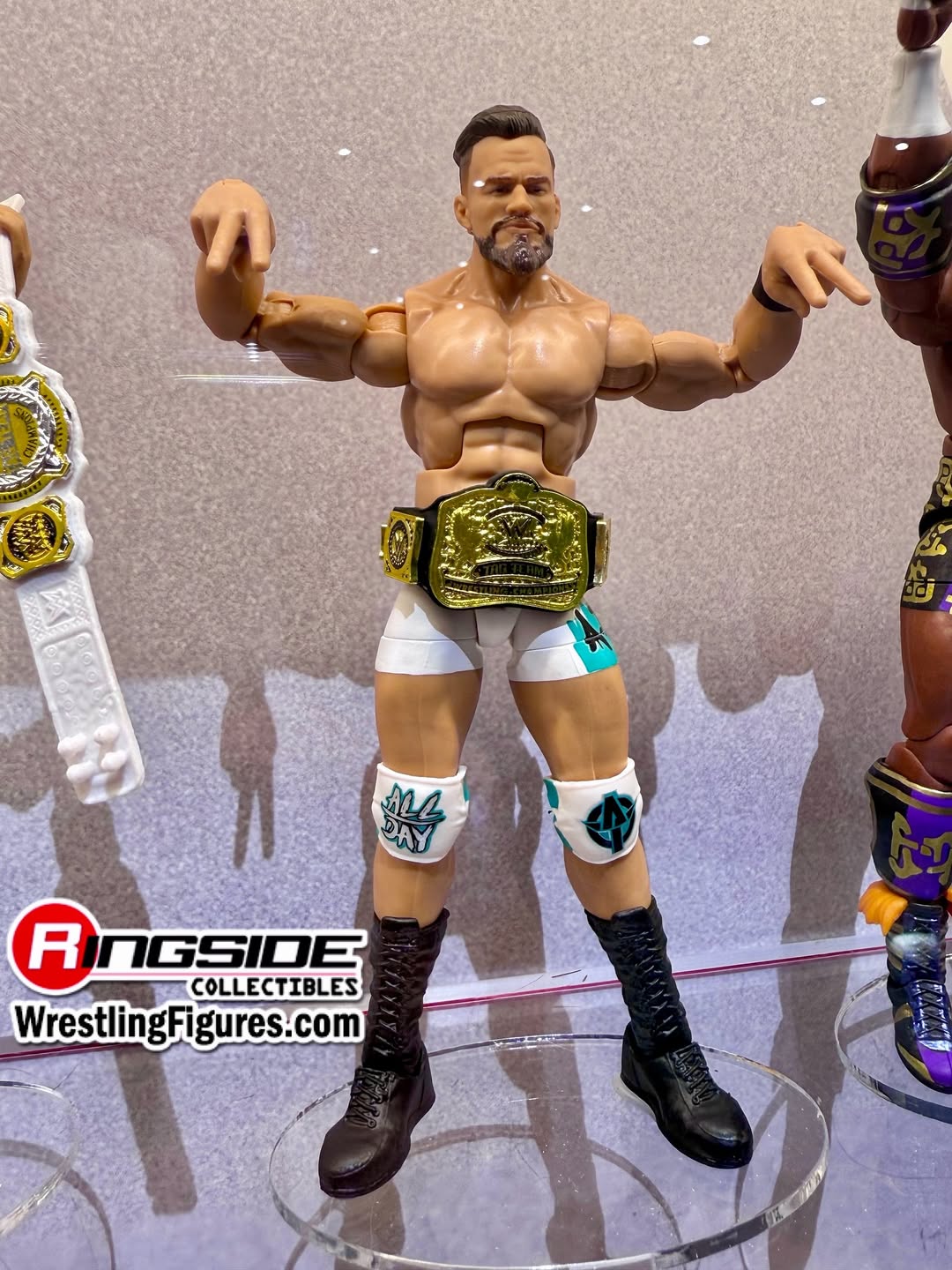 thumbnail image 2 of WWE Mattel Elite Series #121 Austin Theory Action Figure – 1:10 Scale Wrestling Toy 2 of 4