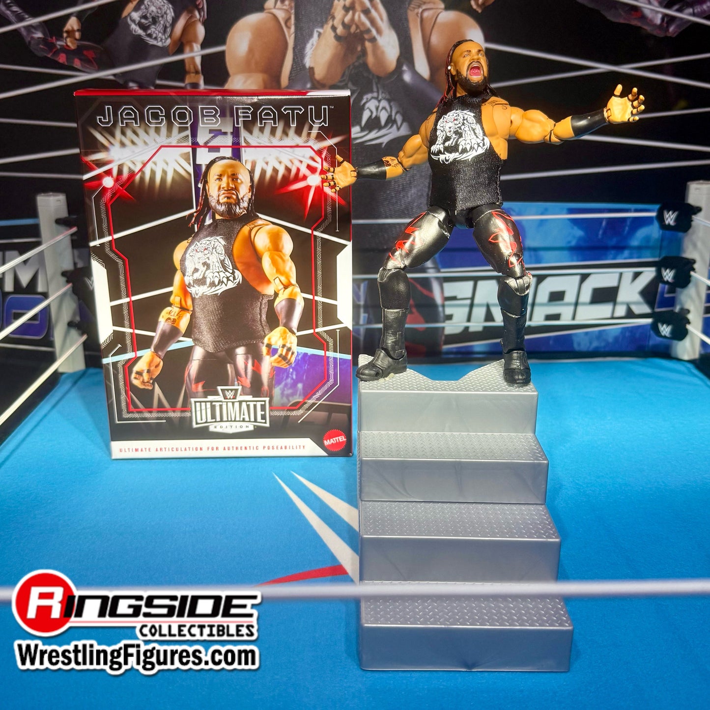 2026 WWE Mattel Ultimate Edition SmackDown Ring [With Jacob Fatu, Exclusive]