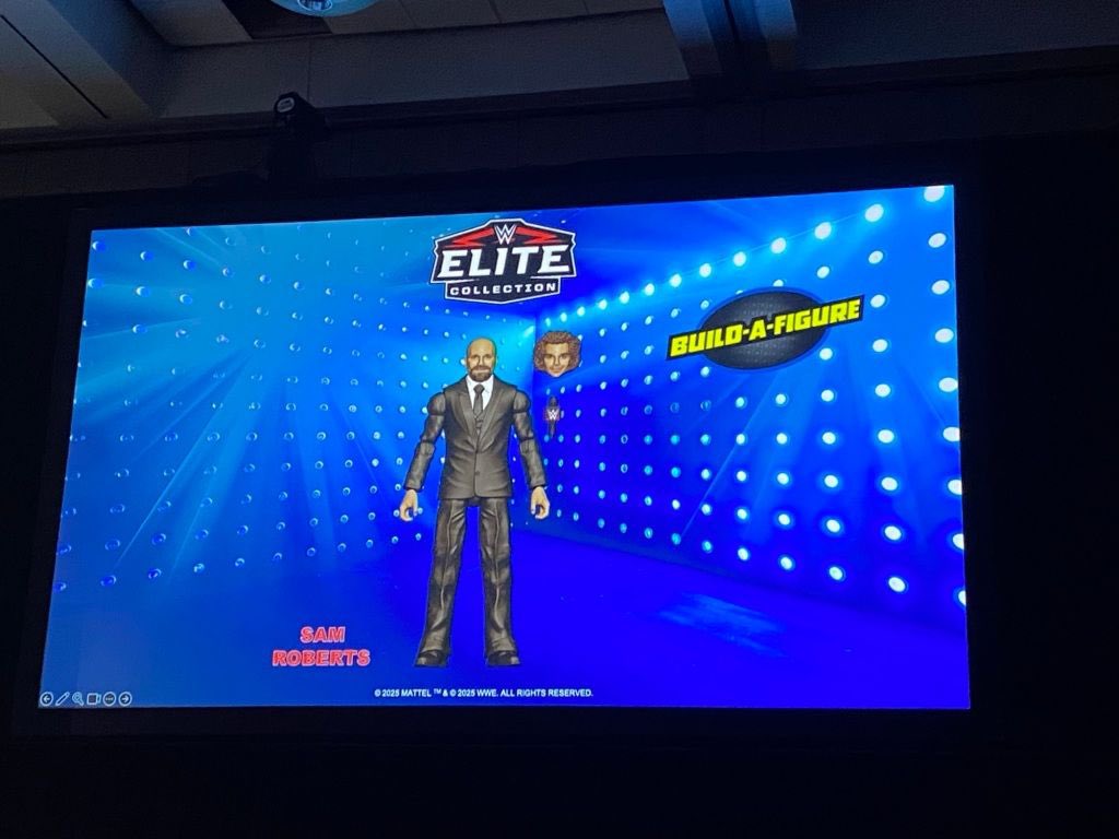 2025 WWE Mattel Elite Collection WrestleMania 42 Sam Roberts [Build-A-Figure]