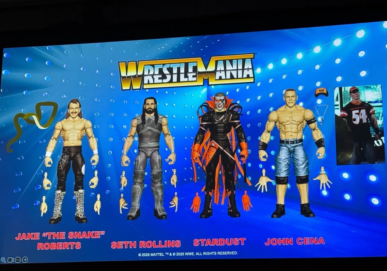 2025 WWE Mattel Elite Collection WrestleMania 42 John Cena