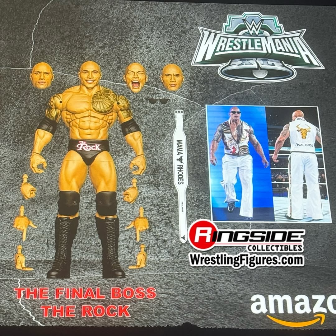 2026 WWE Mattel Ultimate Edition Pay Per View Series 1 "Final Boss" The Rock [Exclusive]