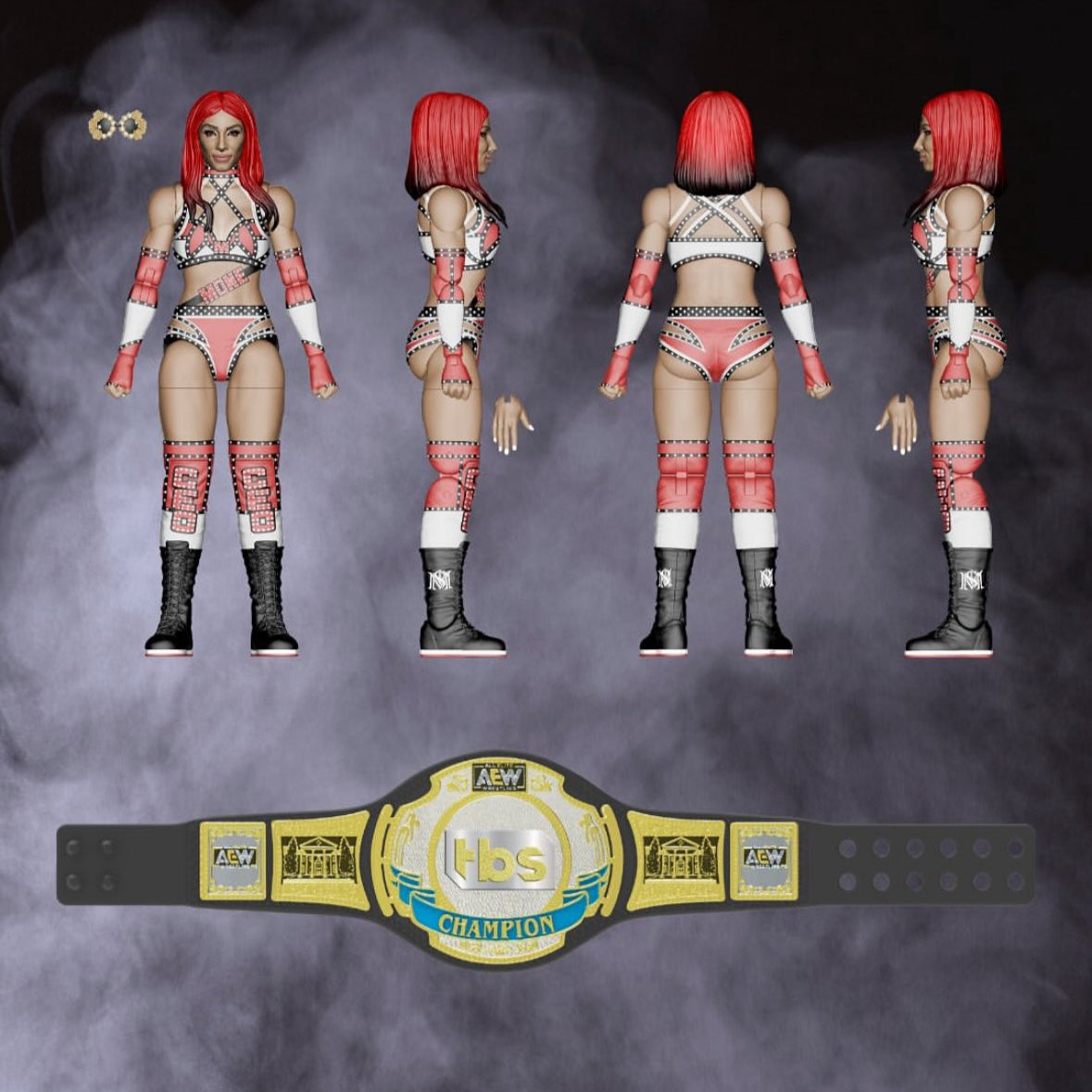 AEW Jazwares Unmatched Collection Mercedes Mone – Wrestling Figure