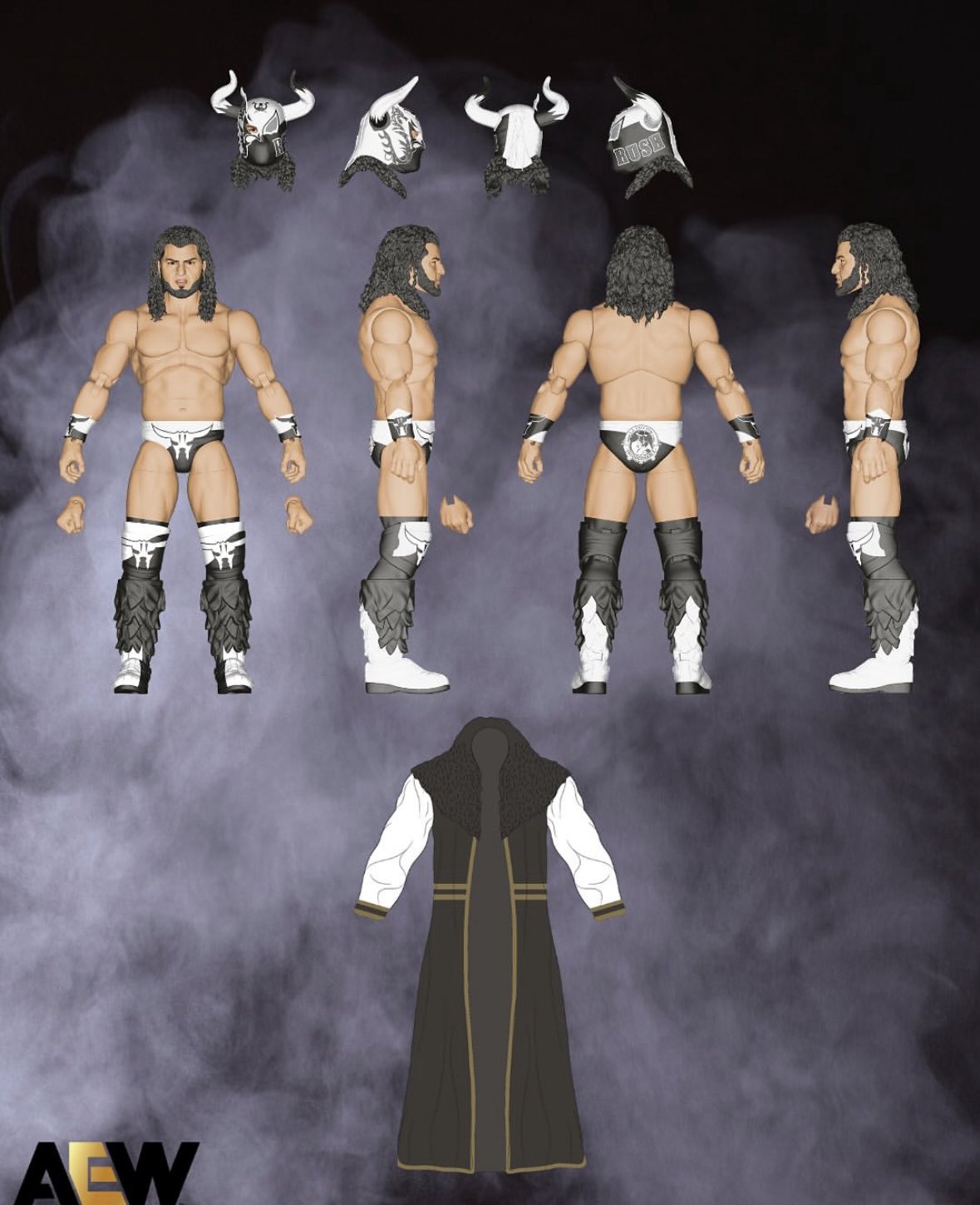 AEW Jazwares Unmatched Collection RUSH