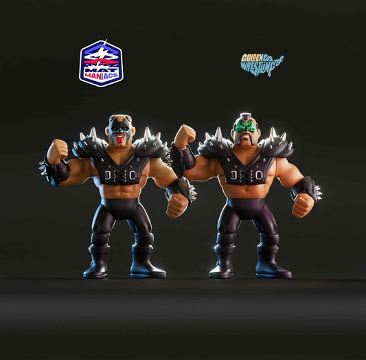 Nerd Closet Mat Maniacs Road Warriors: Hawk & Animal