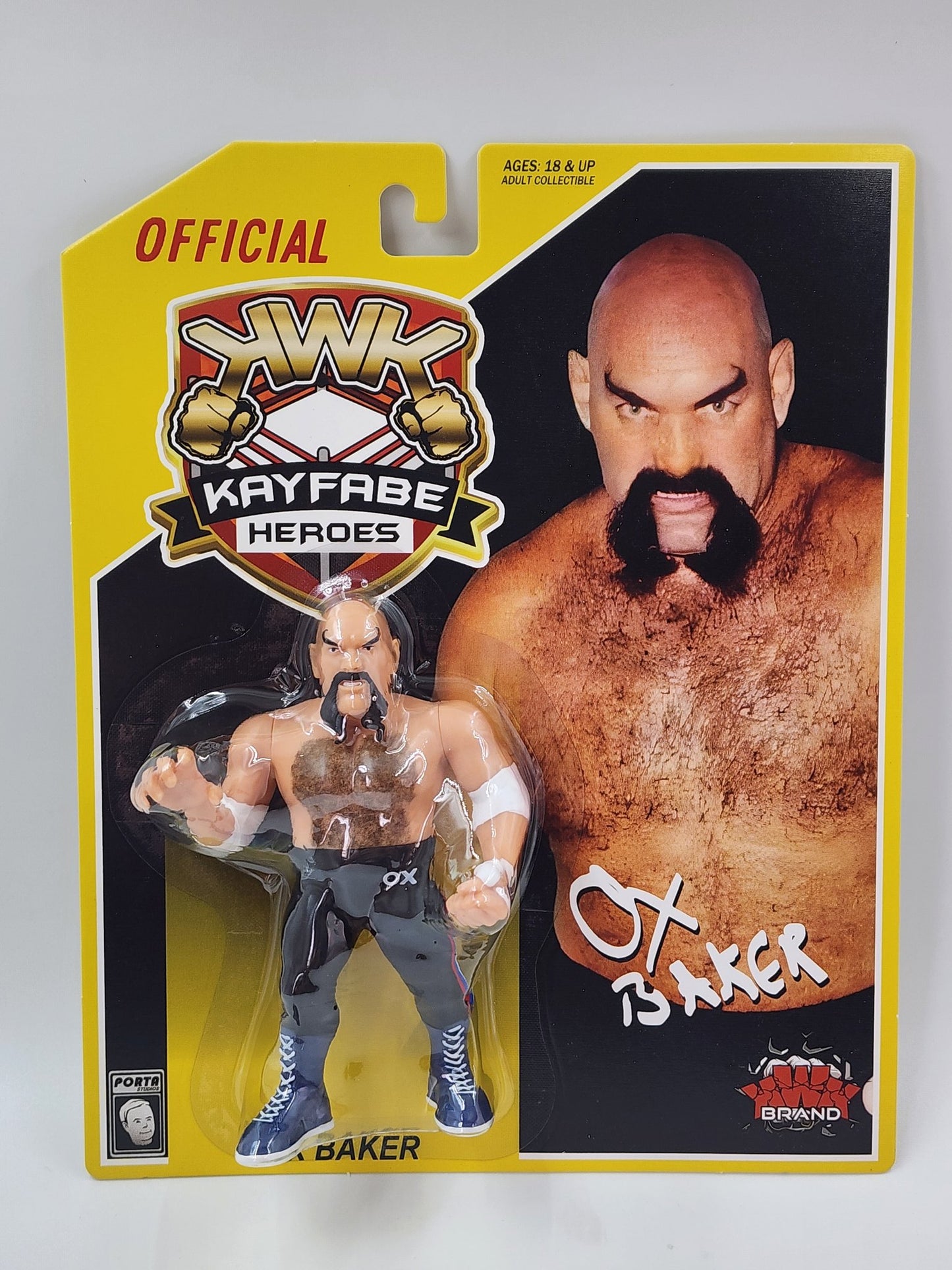 2025 KWK Kayfabe Heroes Series 3 Ox Baker [With Black Tights]