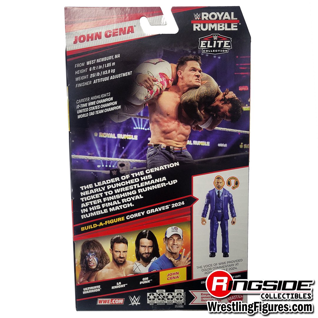 2025 WWE Mattel Elite Collection Royal Rumble Series 7 John Cena
