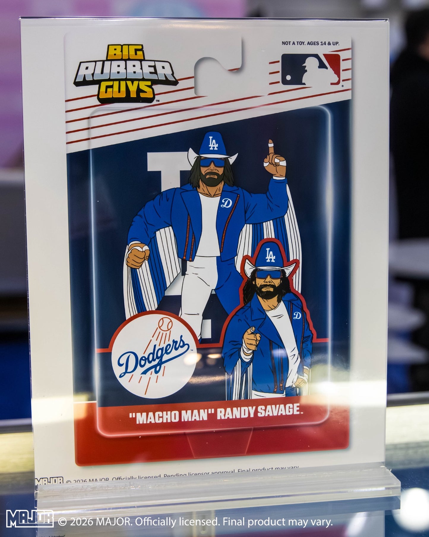 MAJOR MLB x Big Rubber Guys "Macho Man" Randy Savage [Los Angeles Dodgers]