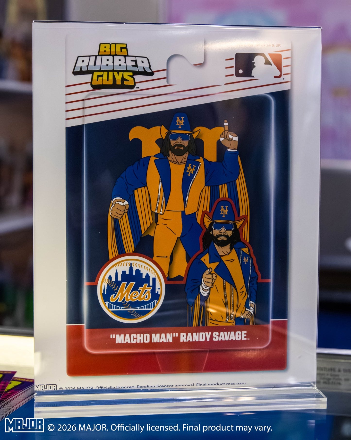 MAJOR MLB x Big Rubber Guys "Macho Man" Randy Savage [New York Mets]
