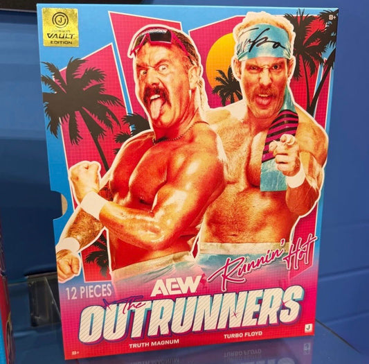 AEW Jazwares Vault Exclusive The Outrunners 2-Pack: Turbo Floyd & Truth Magnum