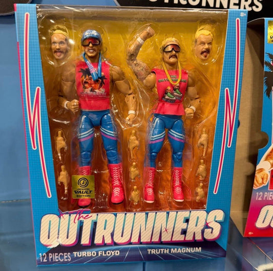 AEW Jazwares Vault Exclusive The Outrunners 2-Pack: Turbo Floyd & Truth Magnum