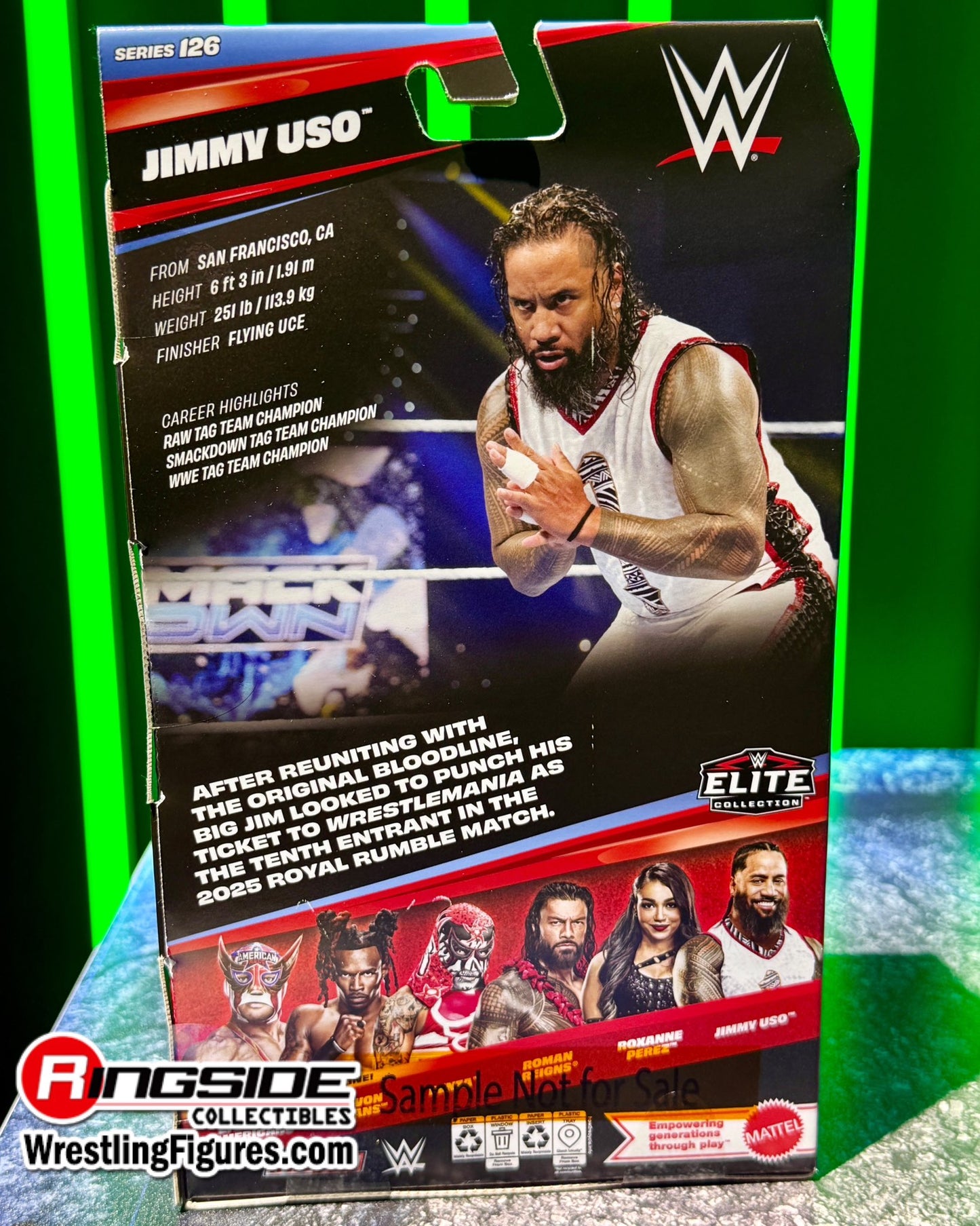2026 WWE Mattel Elite Collection Series 126 Jimmy Uso