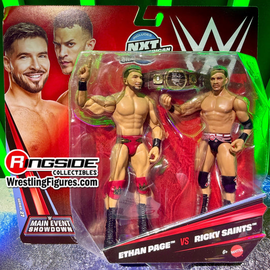 2026 WWE Mattel Main Event Showdown Series 27 Ethan Page vs. Ricky Saints