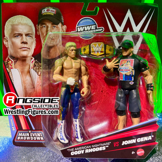 2026 WWE Mattel Main Event Showdown Series 26 "The American Nightmare" Cody Rhodes vs. John Cena
