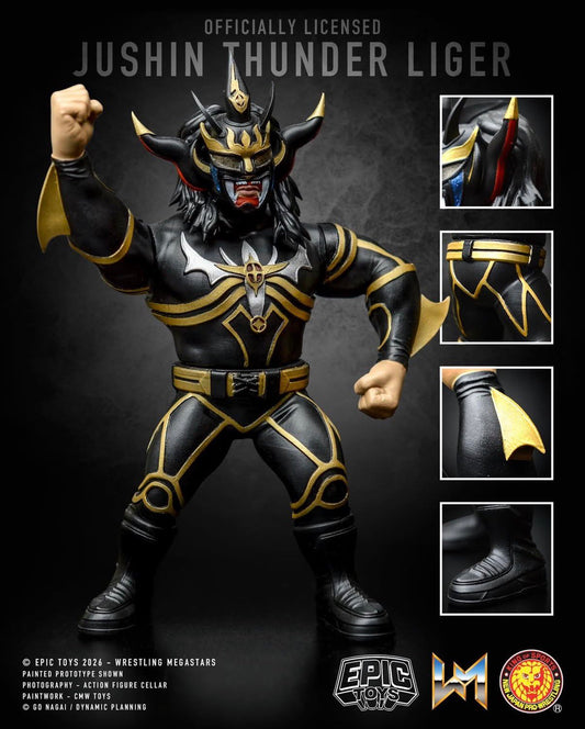 Epic Toys Wrestling Megastars Jushin Thunder Liger [With Black Gear]