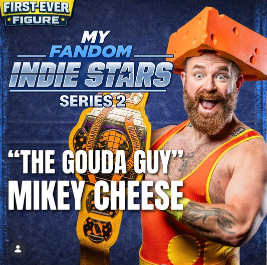 My Fandom Collectibles Indie Stars Series 2 "The Gouda Guy" Mikey Cheese