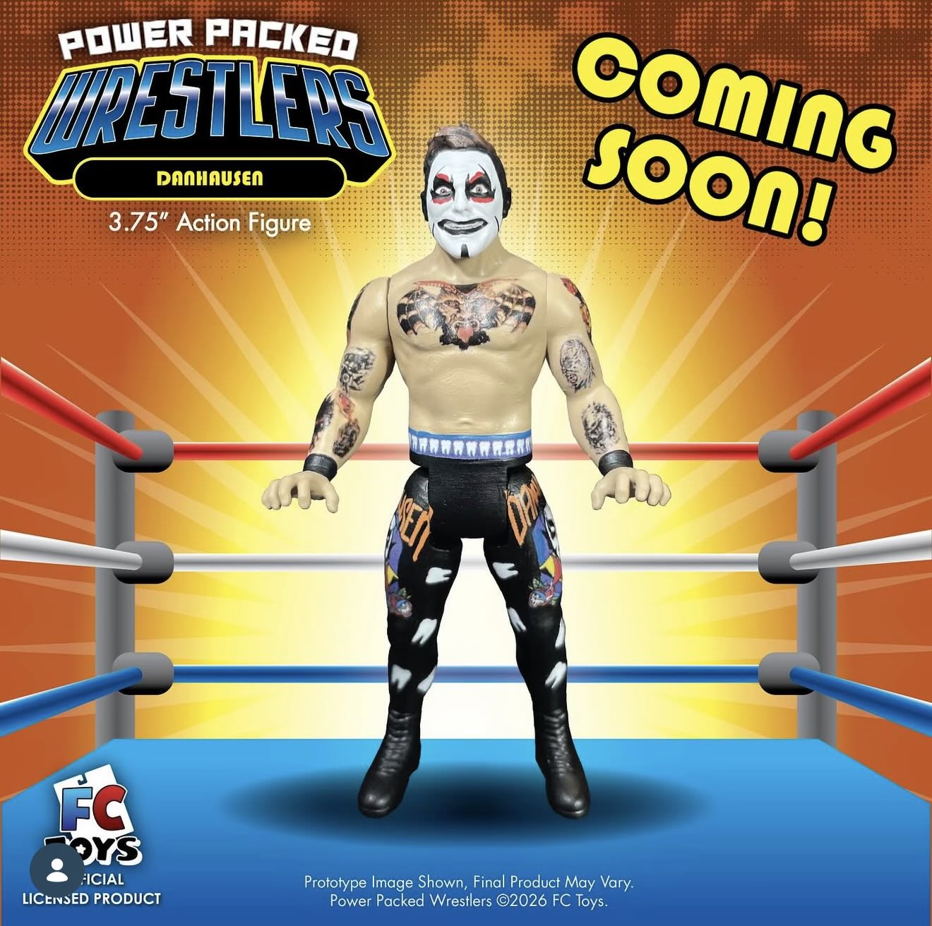 FC Toys Power Packed Wrestlers Series 1 Danhausen
