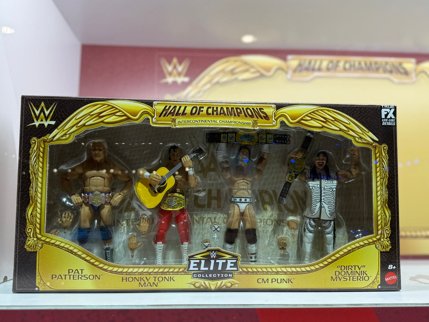 2026 WWE Mattel Elite Collection Hall of Champions: Intercontinental Championship 4-Pack [Exclusive]