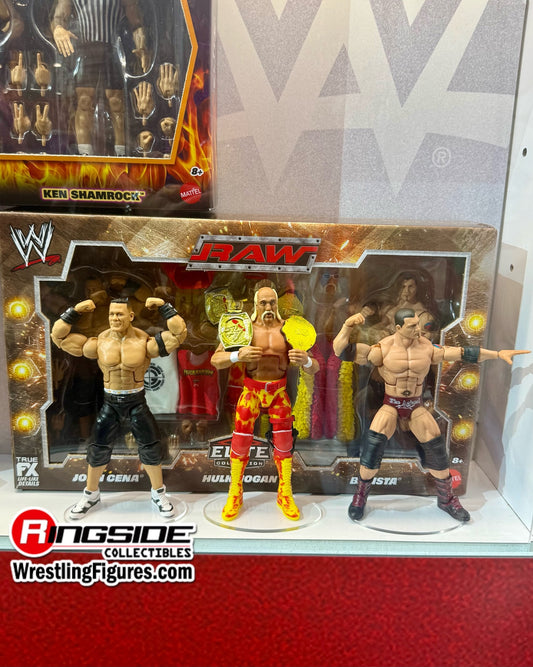 2026 WWE Mattel Elite Collection Walmart Exclusive Raw 3-Pack: John Cena, Hulk Hogan & Batista