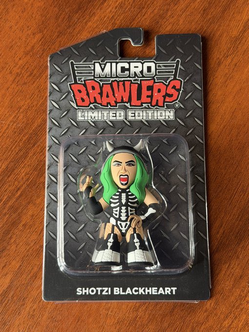 2026 Pro Wrestling Tees Micro Brawlers Limited Edition Shotzi Blackheart