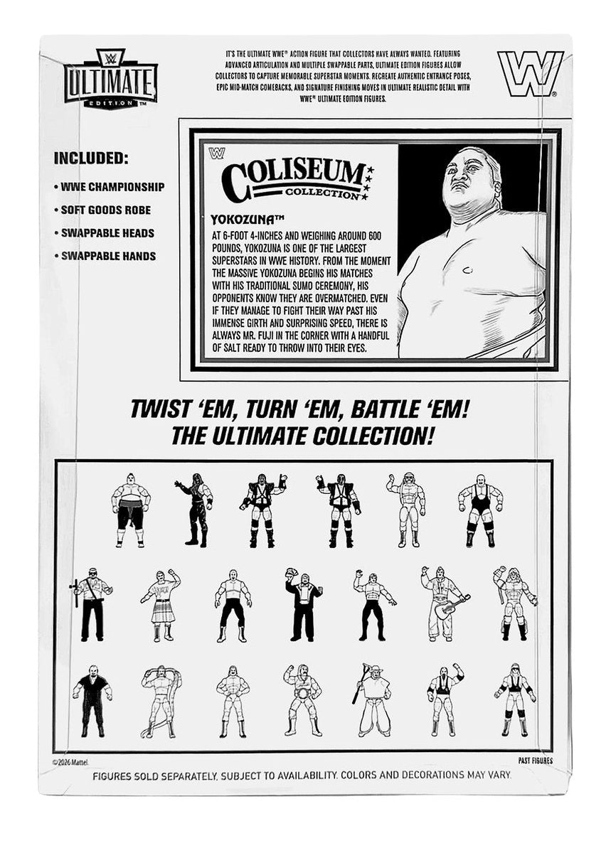 2026 WWE Mattel Ultimate Edition Coliseum Collection Yokozuna [Exclusive]