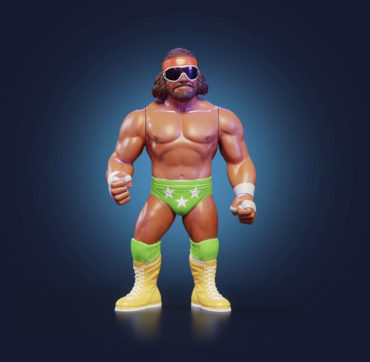 Toy Notion Wrestle Feds Black Collection "Macho Man" Randy Savage