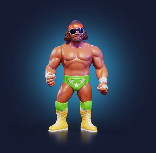 Toy Notion Wrestle Feds Black Collection "Macho Man" Randy Savage
