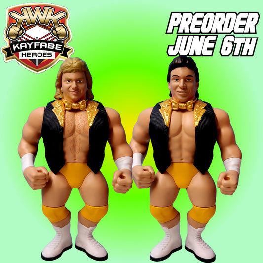 KWK Kayfabe Heroes The Fantastics 2-Pack [With Yellow Gear]