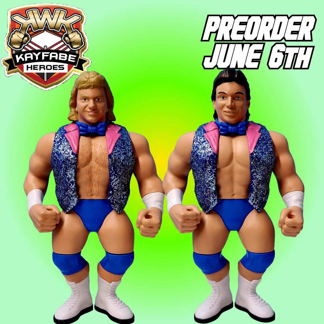 KWK Kayfabe Heroes The Fantastics 2-Pack [With Blue Gear]