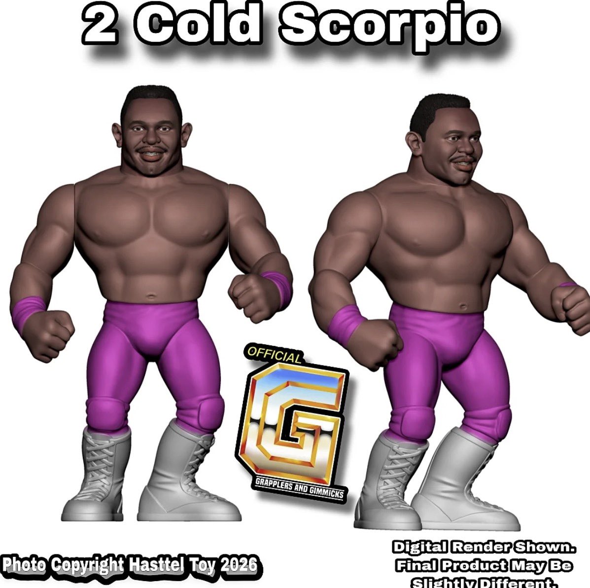 Hasttel Toy Grapplers & Gimmicks 2 Cold Scorpio