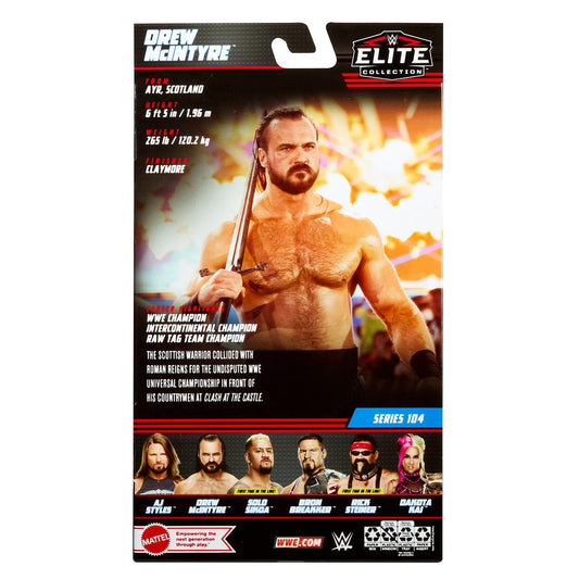 2023 WWE Mattel Elite Collection Series 104 Drew McIntyre