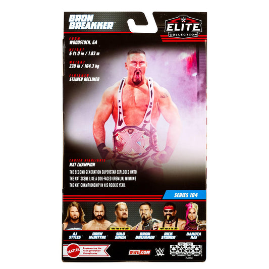 2023 WWE Mattel Elite Collection Series 104 Bron Breakker