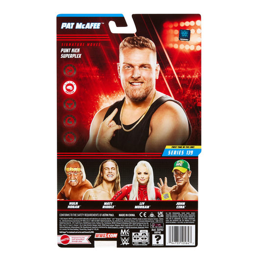 2023 WWE Mattel Basic Series 139 Pat McAfee