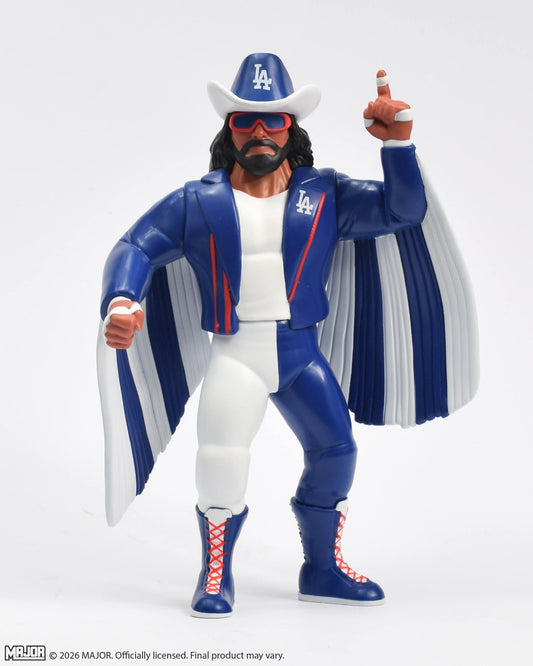 MAJOR MLB x Big Rubber Guys "Macho Man" Randy Savage [Los Angeles Dodgers]