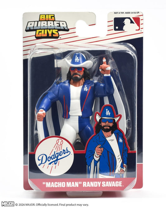 MAJOR MLB x Big Rubber Guys "Macho Man" Randy Savage [Los Angeles Dodgers]